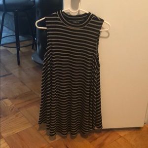 Like new! High next striped tunic dress
